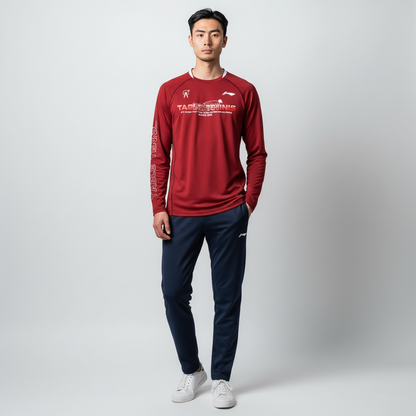 Unisex Langarm-Shirt "BUSAN" - rot - ATLU195-2