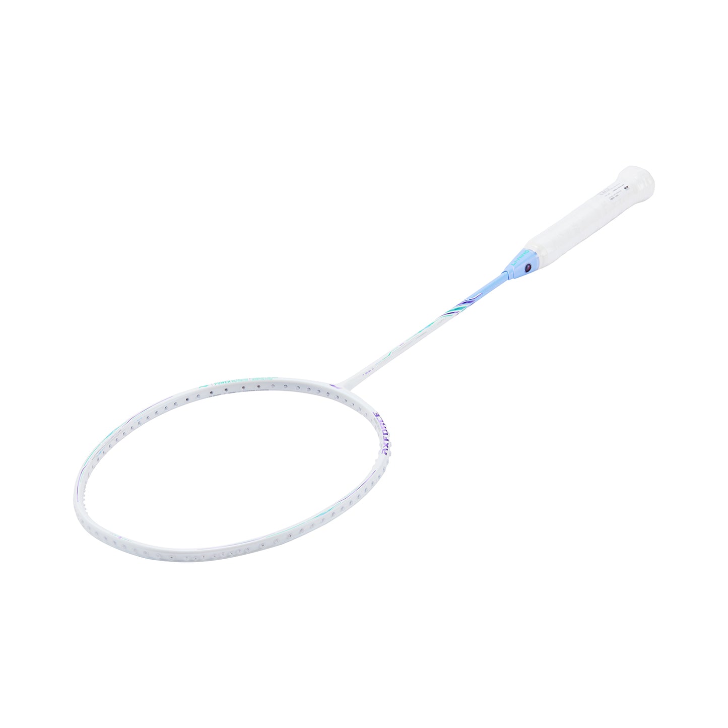 Badmintonschläger AXFORCE 80 (5U) weiß unbespannt - AYPV035-5