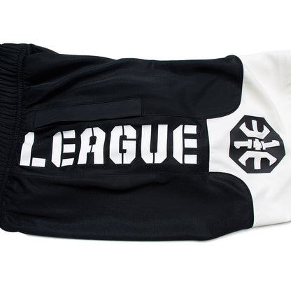 Unisex Basketball-Short "Anti-Warrior" Badfive BIG Black-White - AAPT045-1