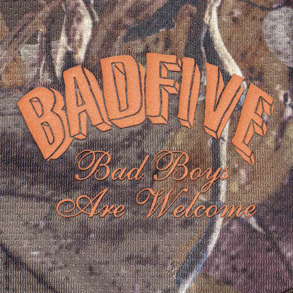 Unisex Wettkampf-Shorts "BADFIVE Leaves" basic-black - AAPT593-3