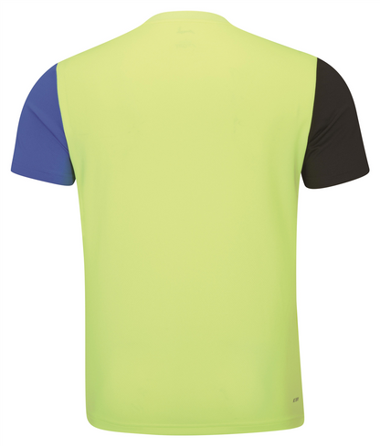 Unisex Team-Line Set SPEED (Set aus Shirt und Shorts) gelb + schwarz - AATS007-3
