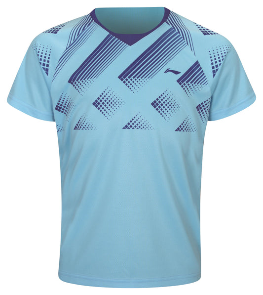 Kinder Sparset Shirt und Short Team Line blau/blau - AATS100-2