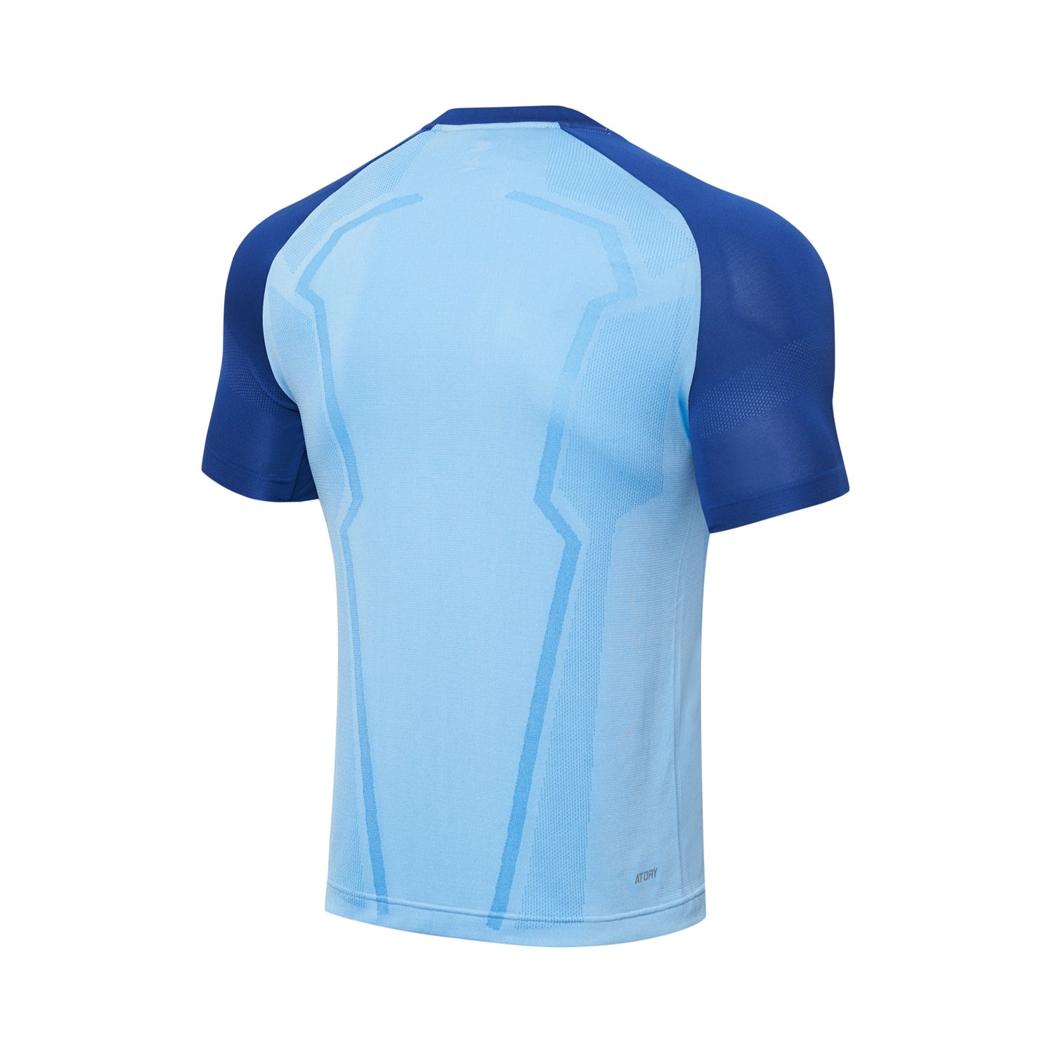 Table tennis unisex competition dress "Base" (set of shirt and shorts) light blue + blue - AATT003-2