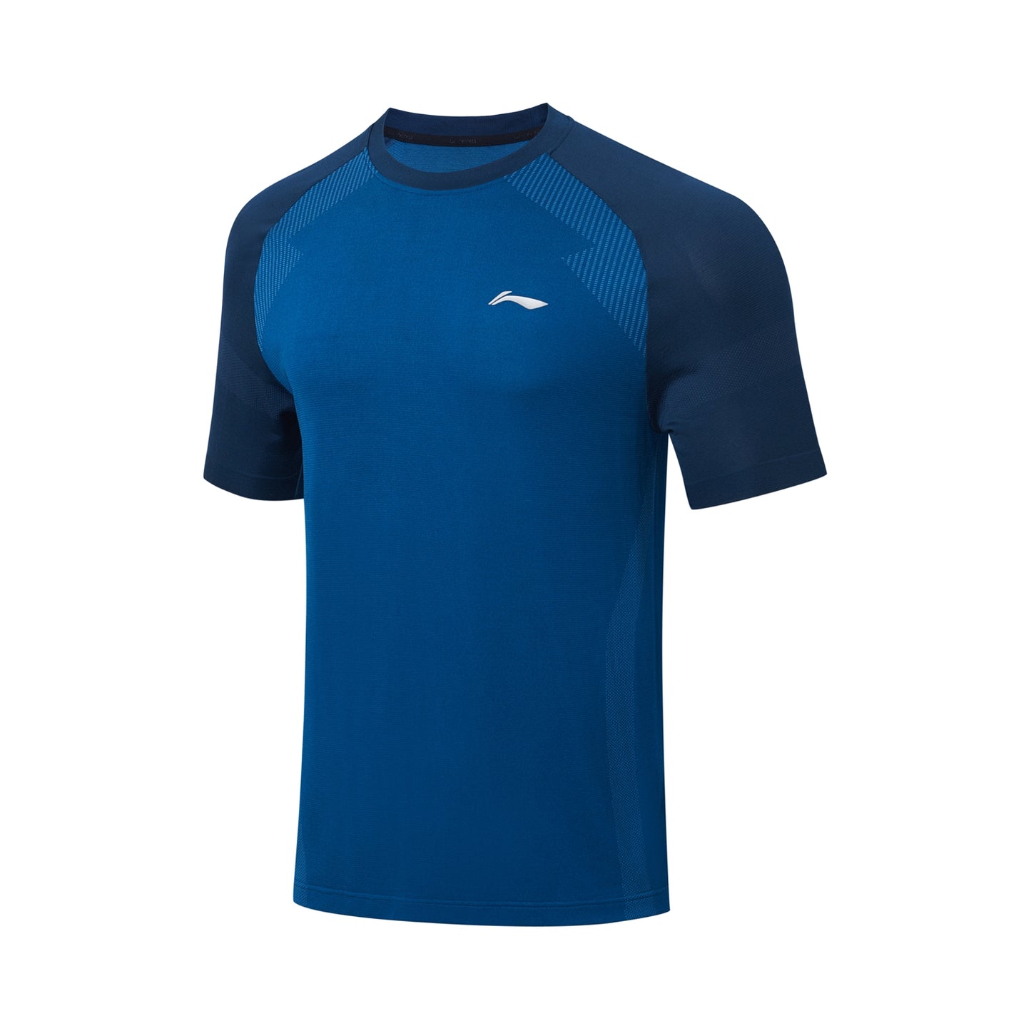 Table Tennis Unisex Competion Suit "Base" (consisting of Shirt and Shorts) jeans-blue + black - AATT003-3