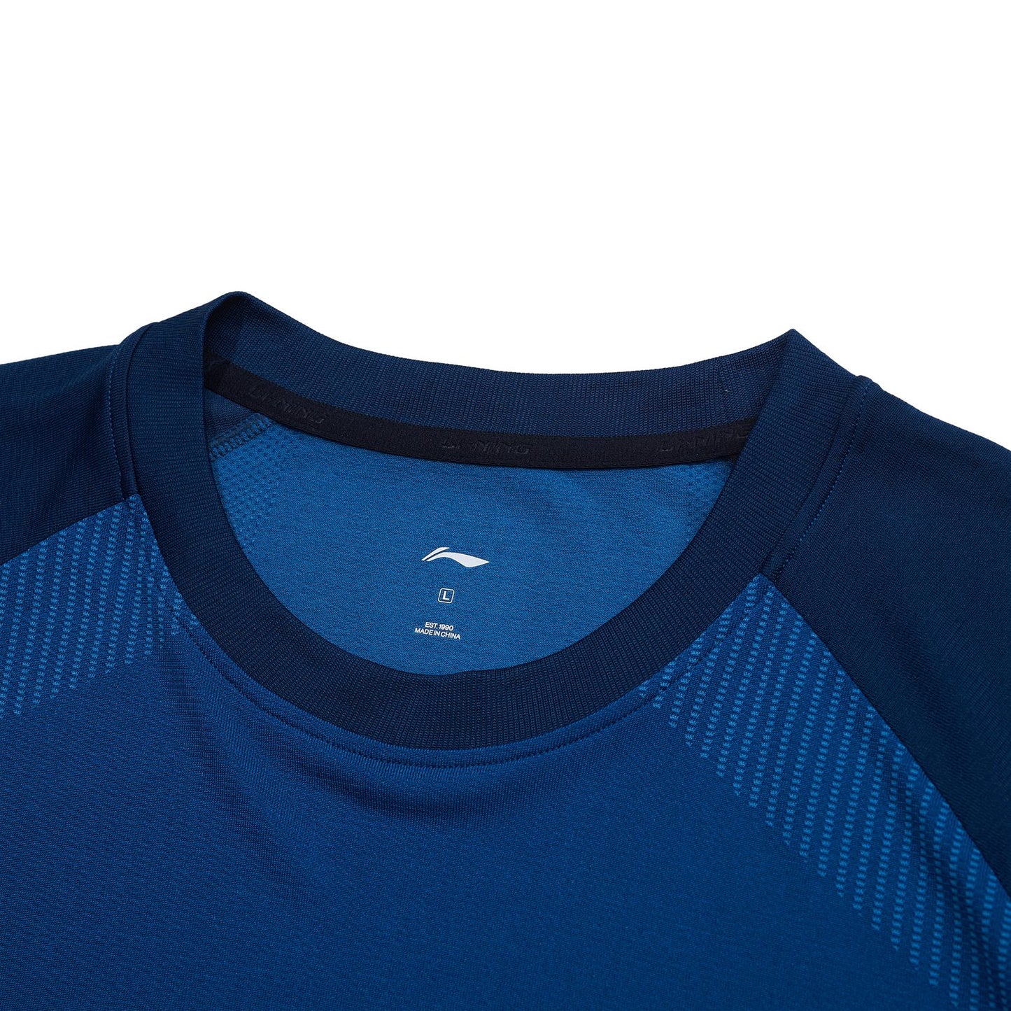 Table Tennis Unisex Competion Suit "Base" (consisting of Shirt and Shorts) jeans-blue + black - AATT003-3