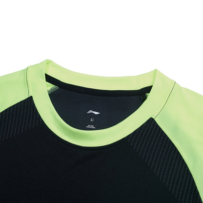 Table Tennis Unisex Competion Suit "Base" (consisting of Shirt and Shorts) black + black - AATT003-4