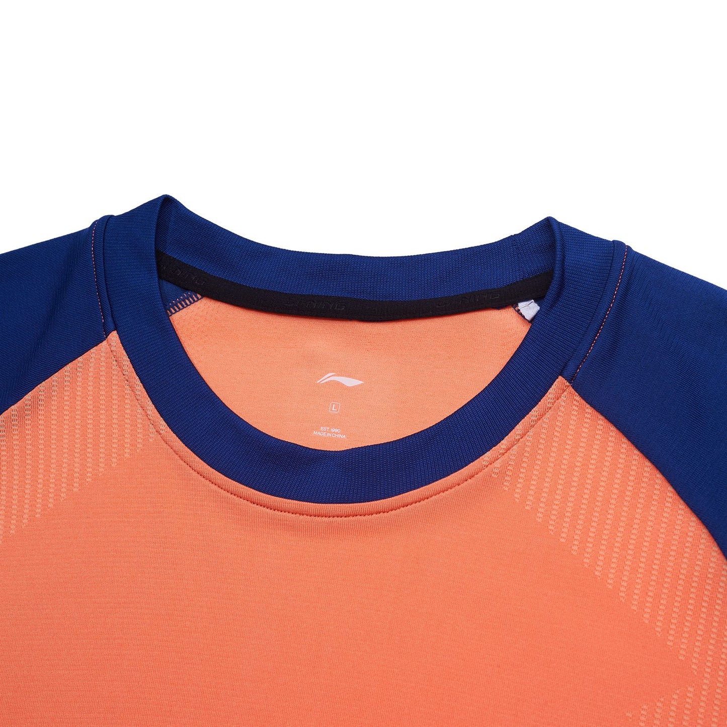 Table Tennis Unisex Competion Suit "Base" (consisting of Shirt and Shorts) orange + blue - AATT003-6