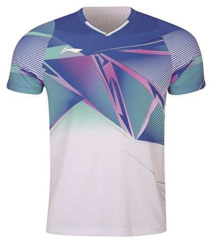 Men CompetitionShirt "International Players" White-Blue - AAYS131-1