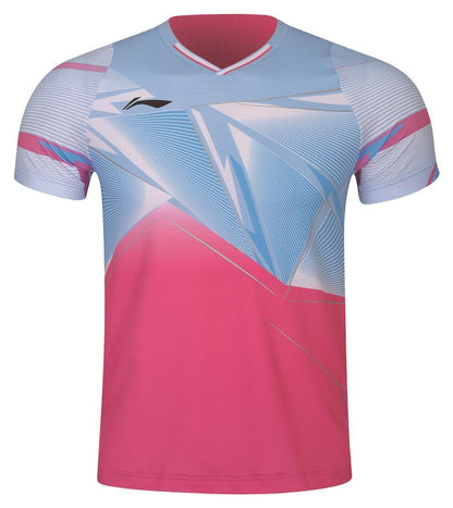 Men Competition Shirt "International Players" Red-Lightblue - AAYS131-5