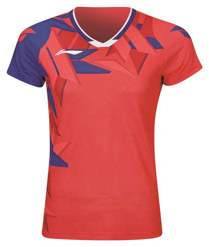 Women Competition shirt 5-Stars "International Players" Red - AAYS244-2