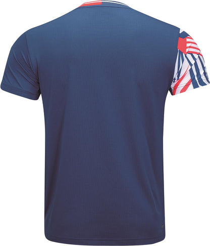 Men Team Sport Shirt "Jungle" Blue - AAYT025-1