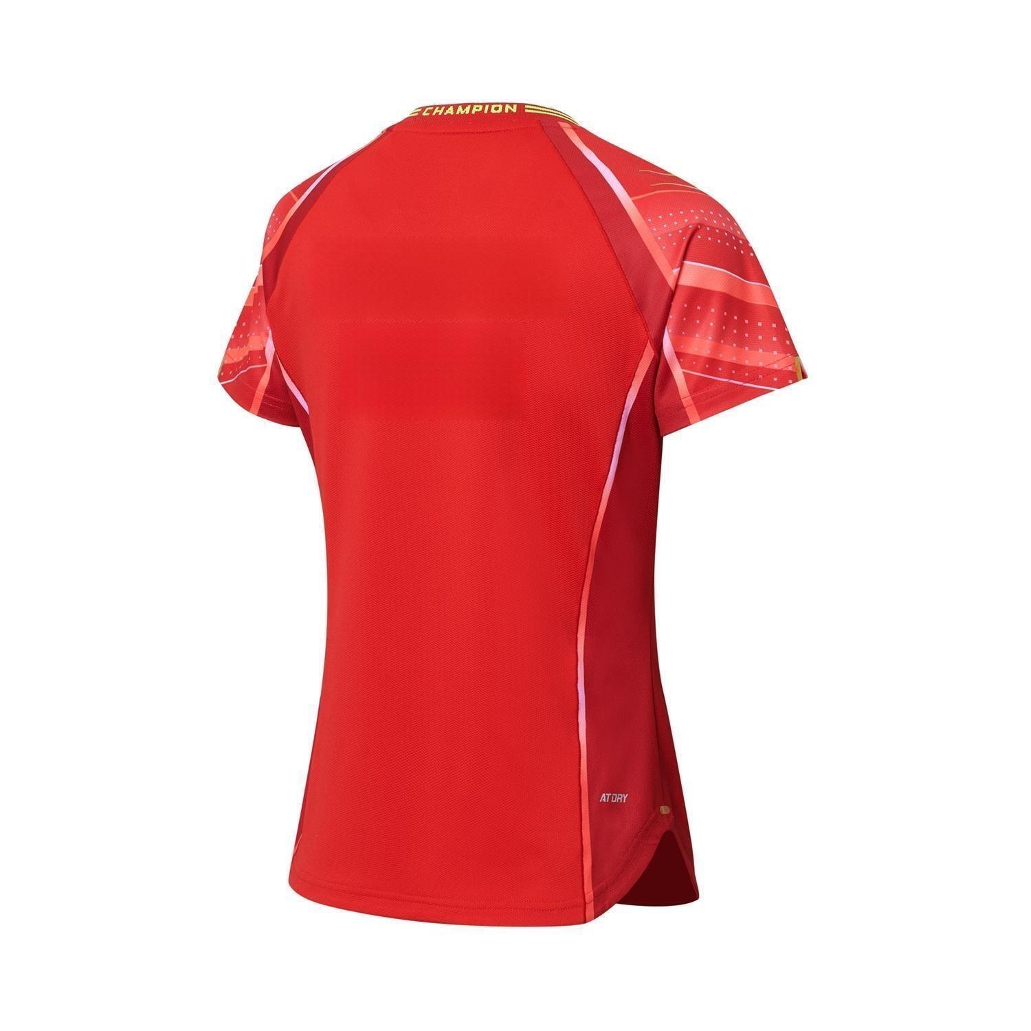 Table Tennis Women's National Team Competition Jersey Cyber ​​- red - AAYT030-2 XL = L EU