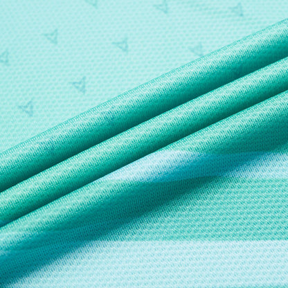 Tischtennis Herren Team Wettkampftrikot Topspin - grün-blau - AAYT031-3