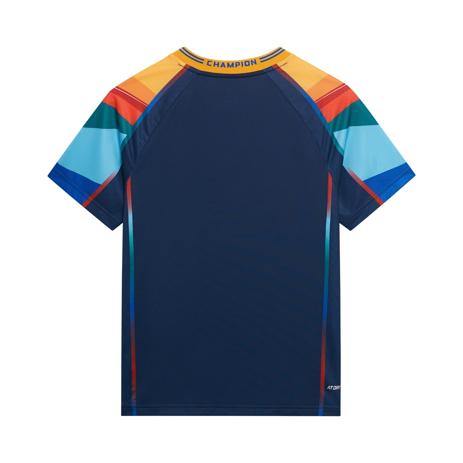 Table Tennis Children's National Team Competition Jersey "Champion" - yellow-green-blue - AAYT034-3 120