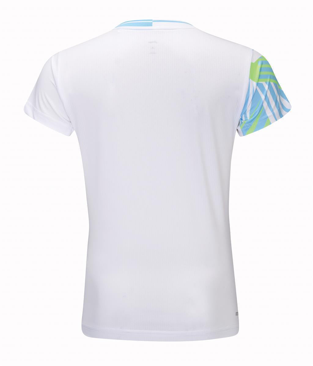 Damen Team Sportshirt "Jungle" weiß - AAYT058-5