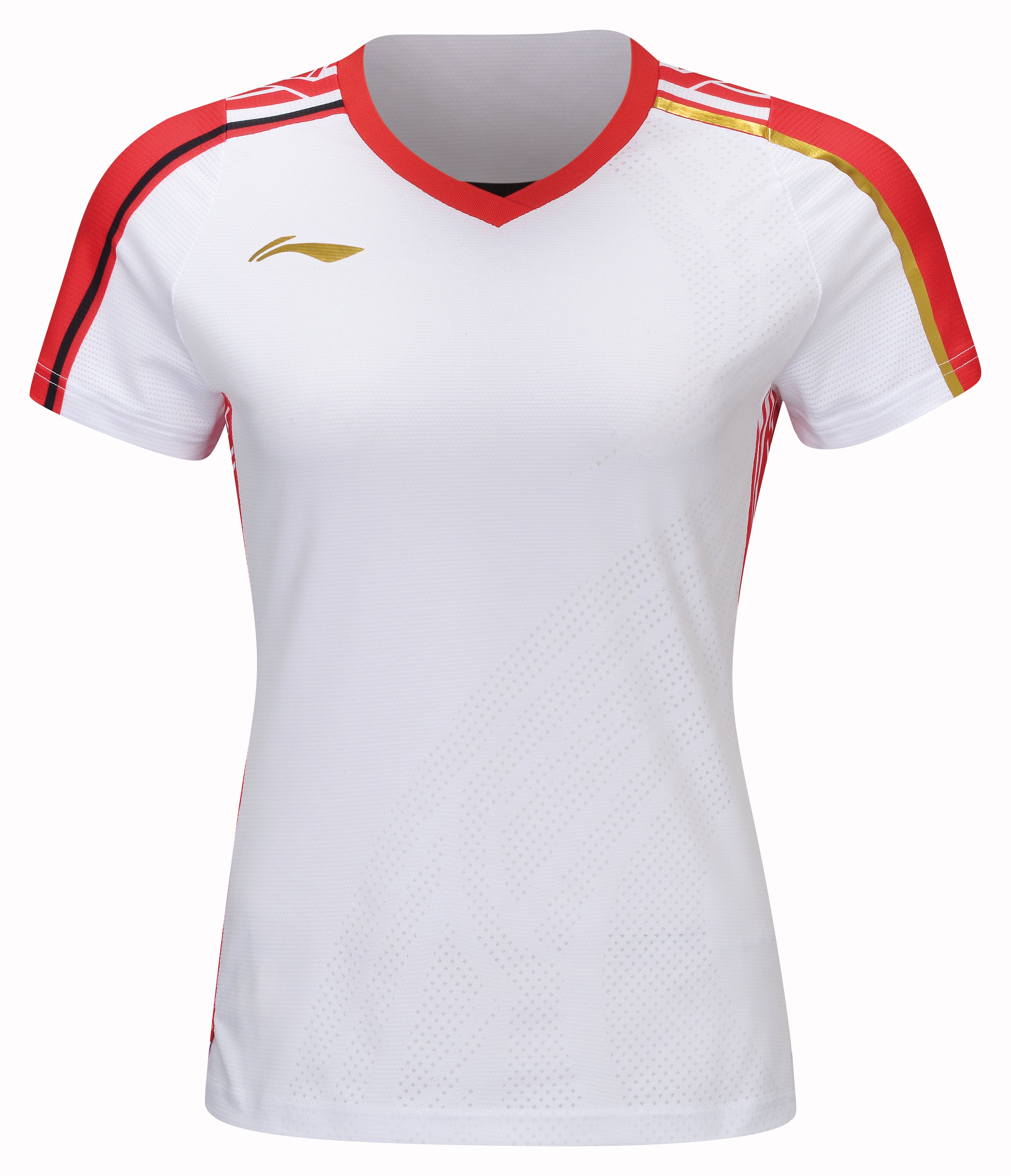 Damen Sportshirt "International Stars" weiß/rot - AAYT074-1