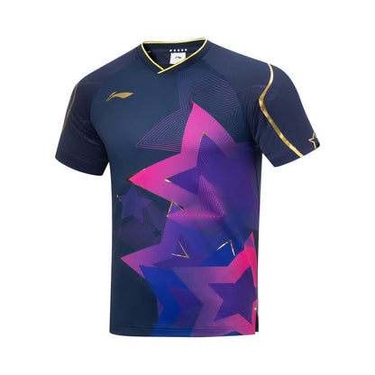 Tabletennis Men National-Team Competition-Shirt "Asian Games" - blue - AAYT099-1