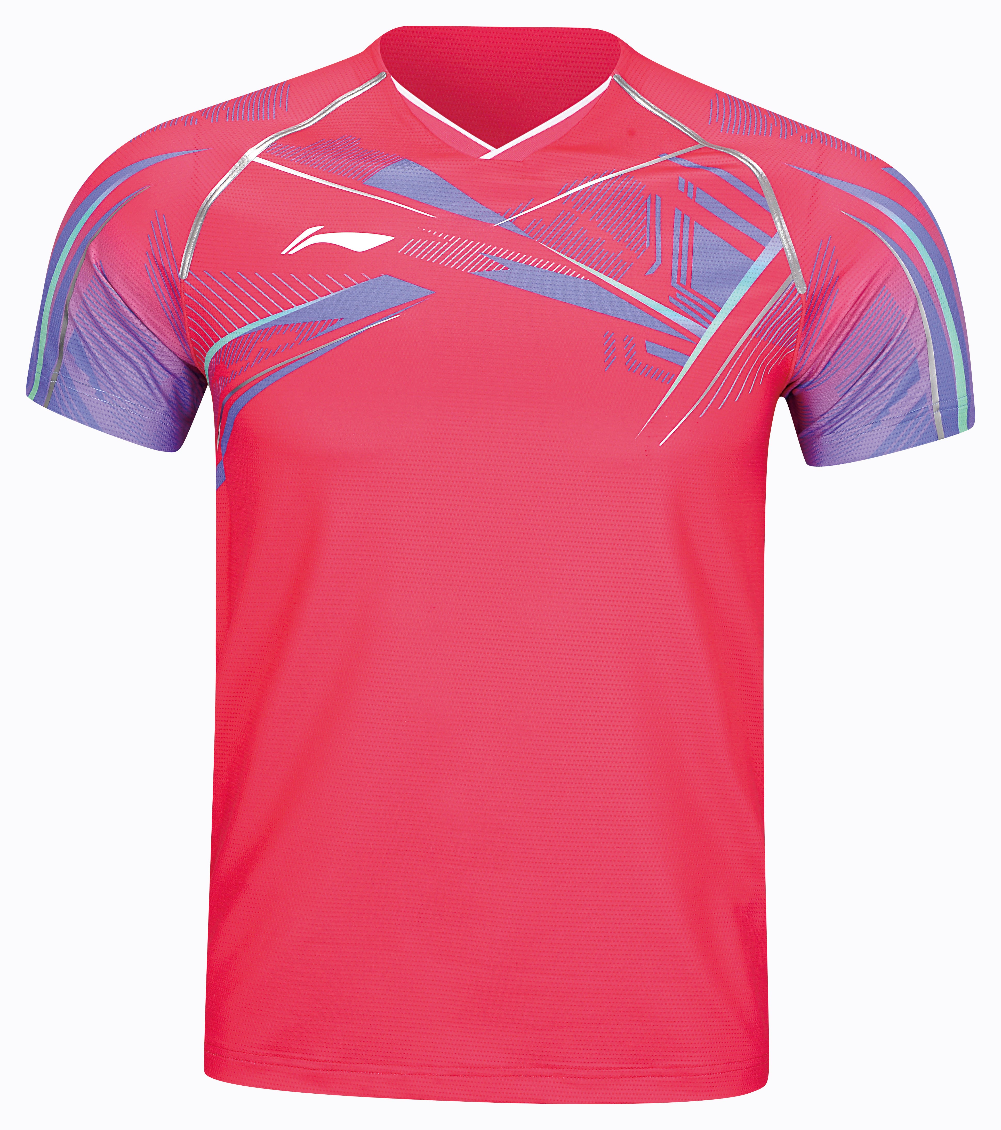 Herren Sportshirt "International Players" Glacier - magenta - AAYT579-5