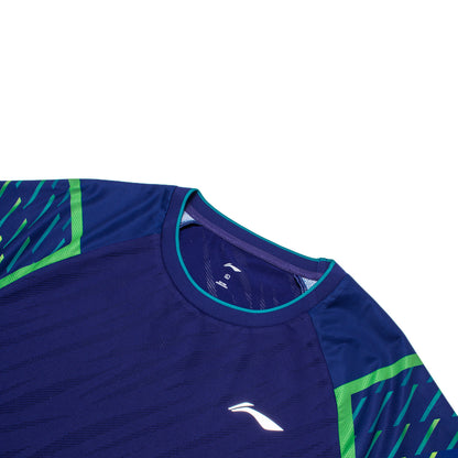 Tischtennis Herren China National-Team Wettkampftrikot "Olympia Paris"  Fan-Edition - blau - AAYU035-2