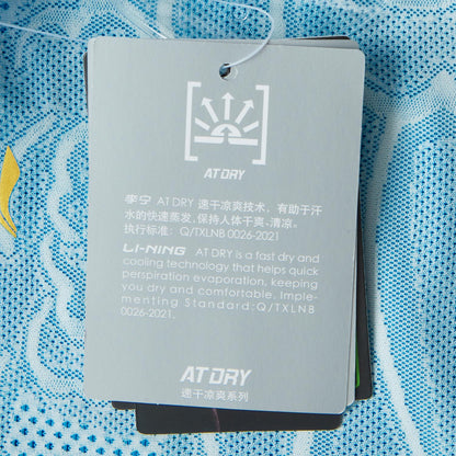 Unisex Tischtennis China Nat. Team Wettkampftrikot "Classic Armour" - Kristall-Blau - AAYU199-3