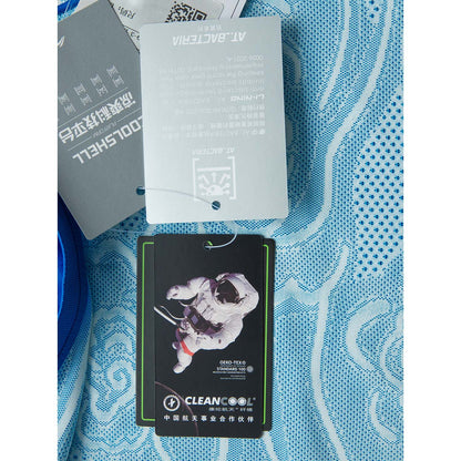 Unisex Tischtennis China Nat. Team Wettkampftrikot "Classic Armour" - Kristall-Blau - AAYU199-3