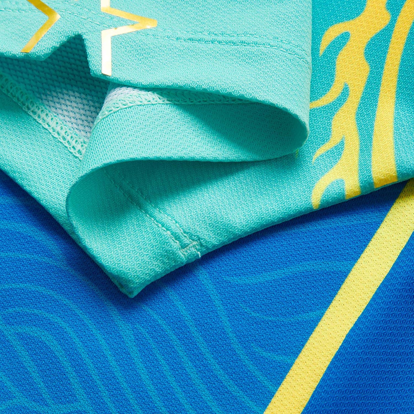 Unisex Tischtennis China Nat. Team Wettkampftrikot "Classic Armour" - Kristall-Blau - AAYU199-3