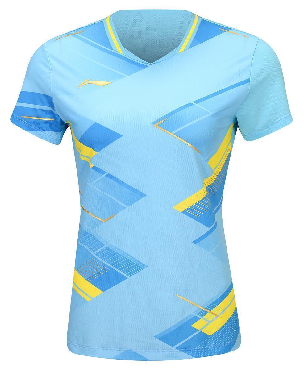 Damen Sportshirt "International Players" Arena - hellblau - AAYU228-6