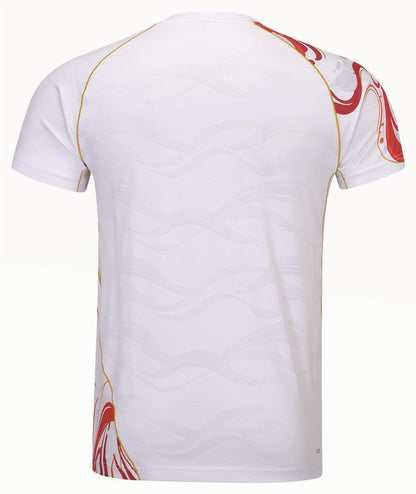 Men Competition Shirt "China Youth Team" Koi - white - AAYU229-2