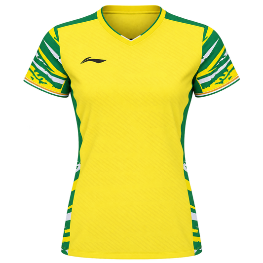Damen Wettkampfshirt "International Teams Ocean"  - gelb - AAYV056-2
