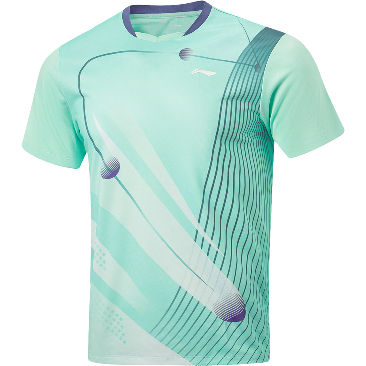 Tabletennis Unisex Zone Competitionshirt - turquoise - AAYW013-2