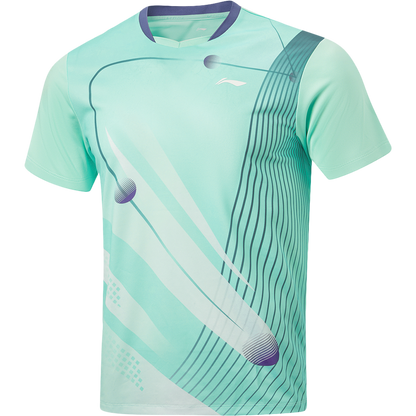 Tabletennis Unisex Zone Competitionshirt - turquoise - AAYW013-2
