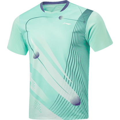 Tabletennis Unisex Zone Competitionshirt - turquoise - AAYW013-2