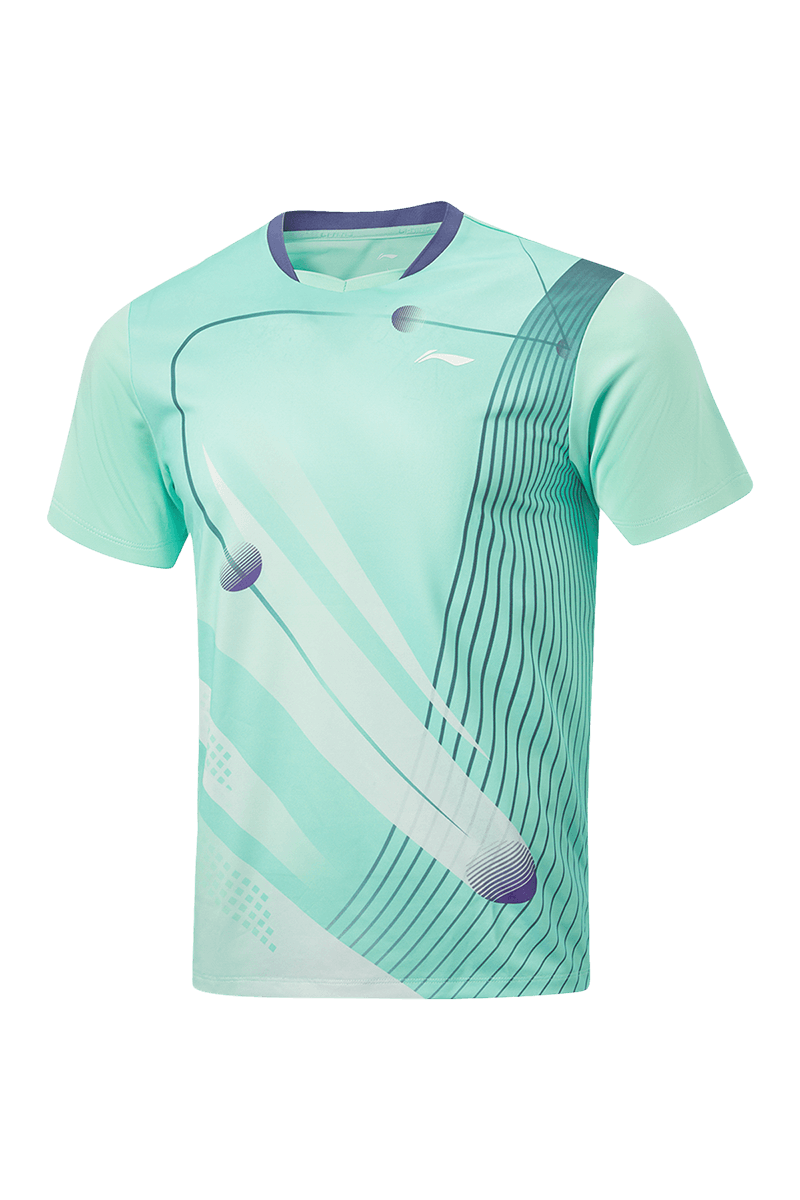 Tabletennis Unisex Zone Competitionshirt - turquoise - AAYW013-2