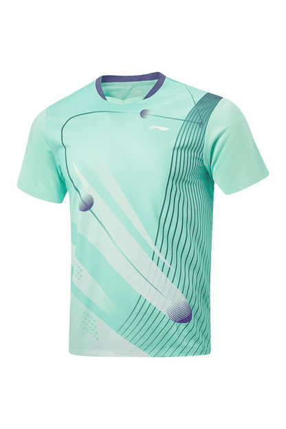 Tabletennis Unisex Zone Competitionshirt - turquoise - AAYW013-2