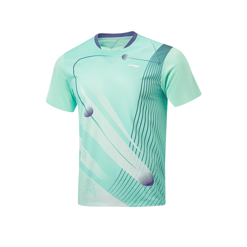 Tabletennis Unisex Zone Competitionshirt - turquoise - AAYW013-2
