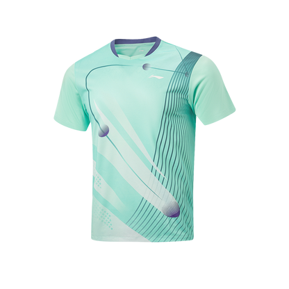 Tabletennis Unisex Zone Competitionshirt - turquoise - AAYW013-2