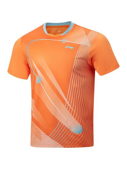 Tabletennis Unisex Zone Competitionshirt - orange - AAYW013-3