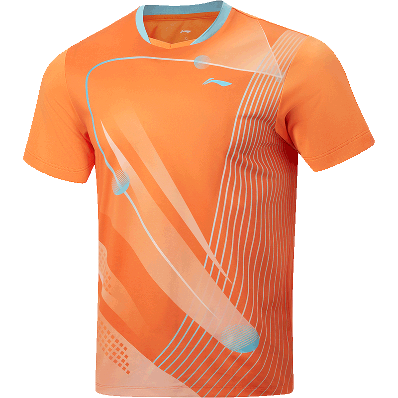 Tabletennis Unisex Zone Competitionshirt - orange - AAYW013-3