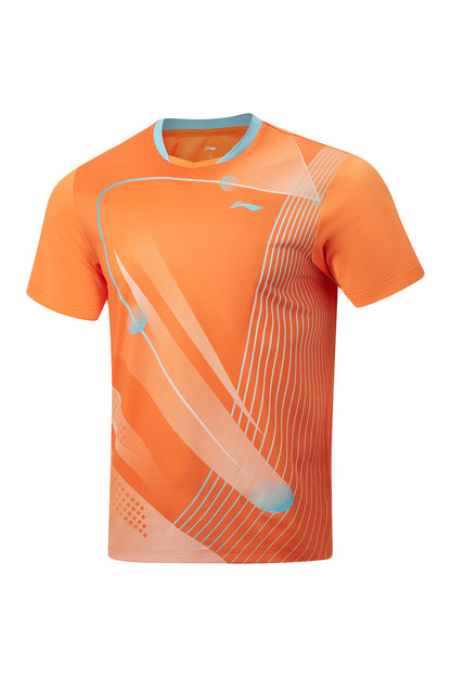 Tabletennis Unisex Zone Competitionshirt - orange - AAYW013-3