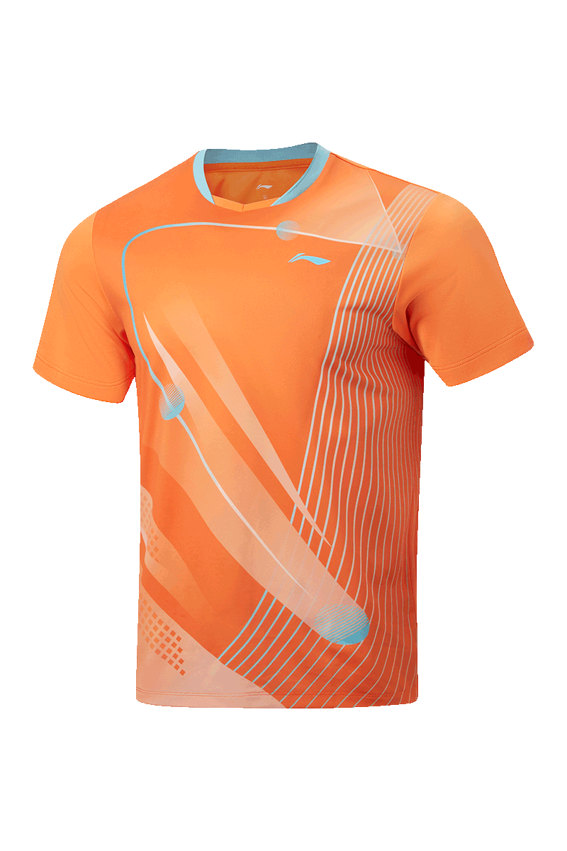 Tabletennis Unisex Zone Competitionshirt - orange - AAYW013-3