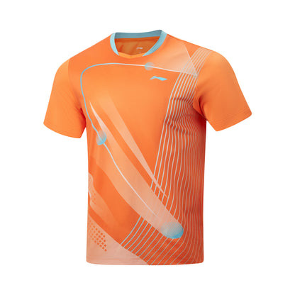 Tabletennis Unisex Zone Competitionshirt - orange - AAYW013-3