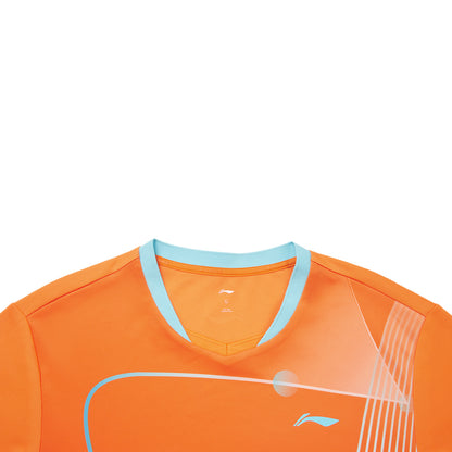 Tabletennis Unisex Zone Competitionshirt - orange - AAYW013-3