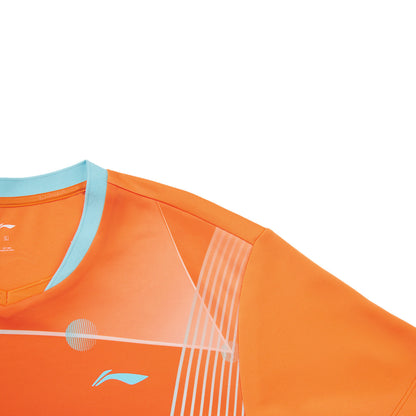 Tabletennis Unisex Zone Competitionshirt - orange - AAYW013-3
