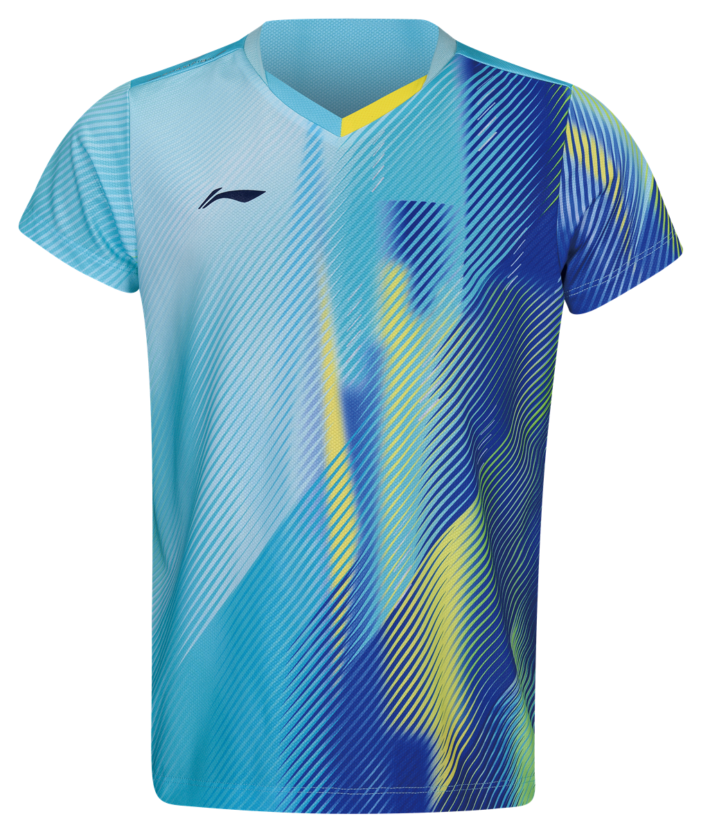 Tabletennis National-Team 2026 Competitionshirt - turquoise - AAYW092-2