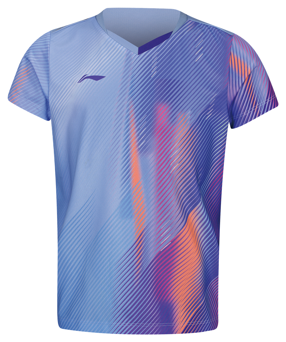 Tabletennis Kids National-Team 2026 Competitionshirt - purple - AAYW092-3
