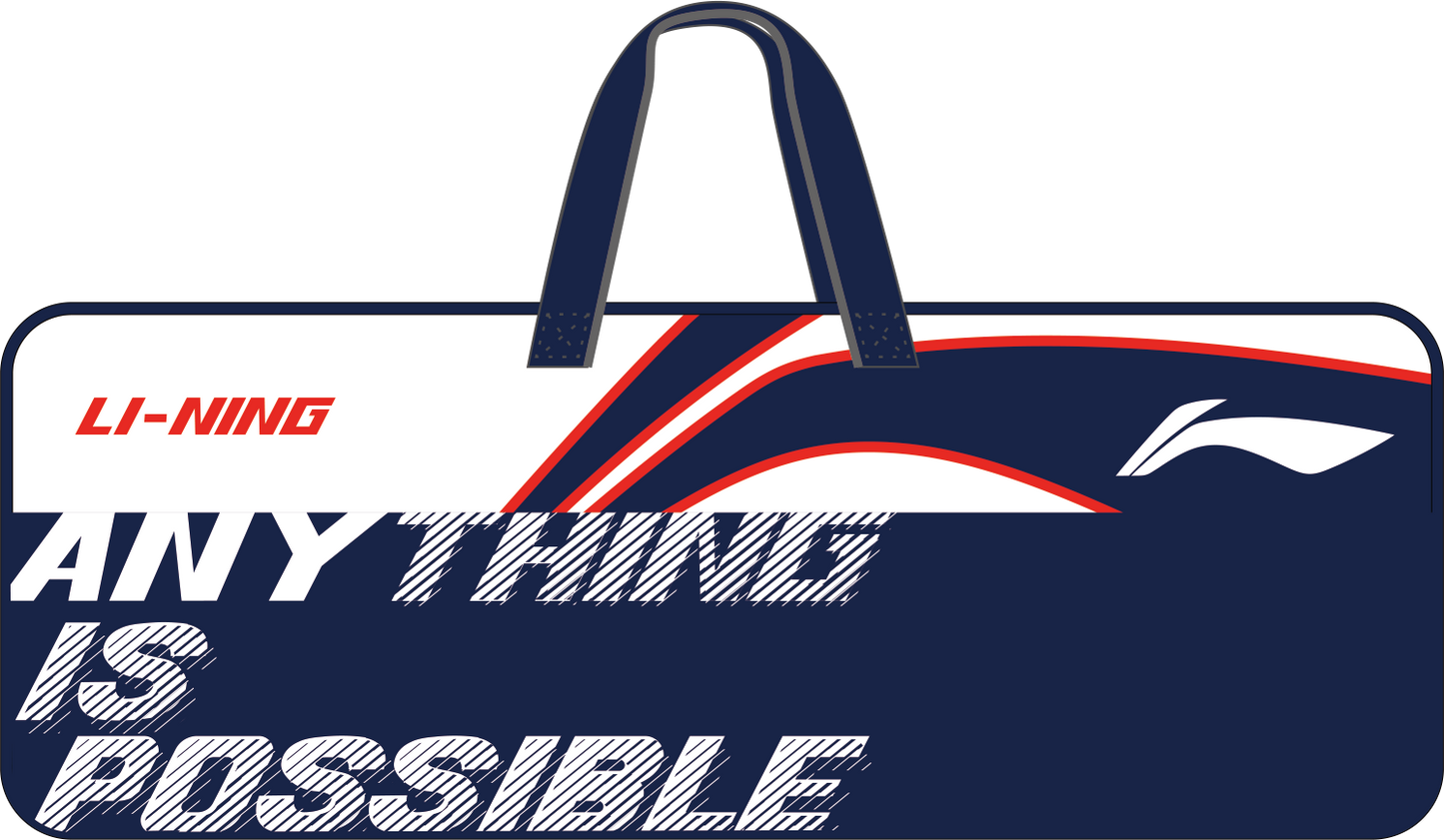 Badminton Square Bag "International Player" blau - ABJS057-2