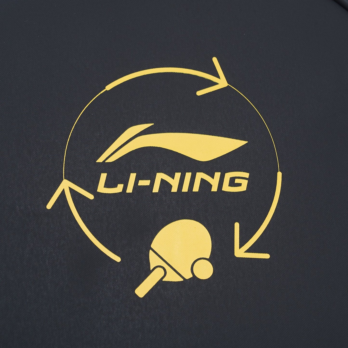 Tischtennis Hülle/-Tasche "Ping Pang" schwarz-gelb - ABJT003-2