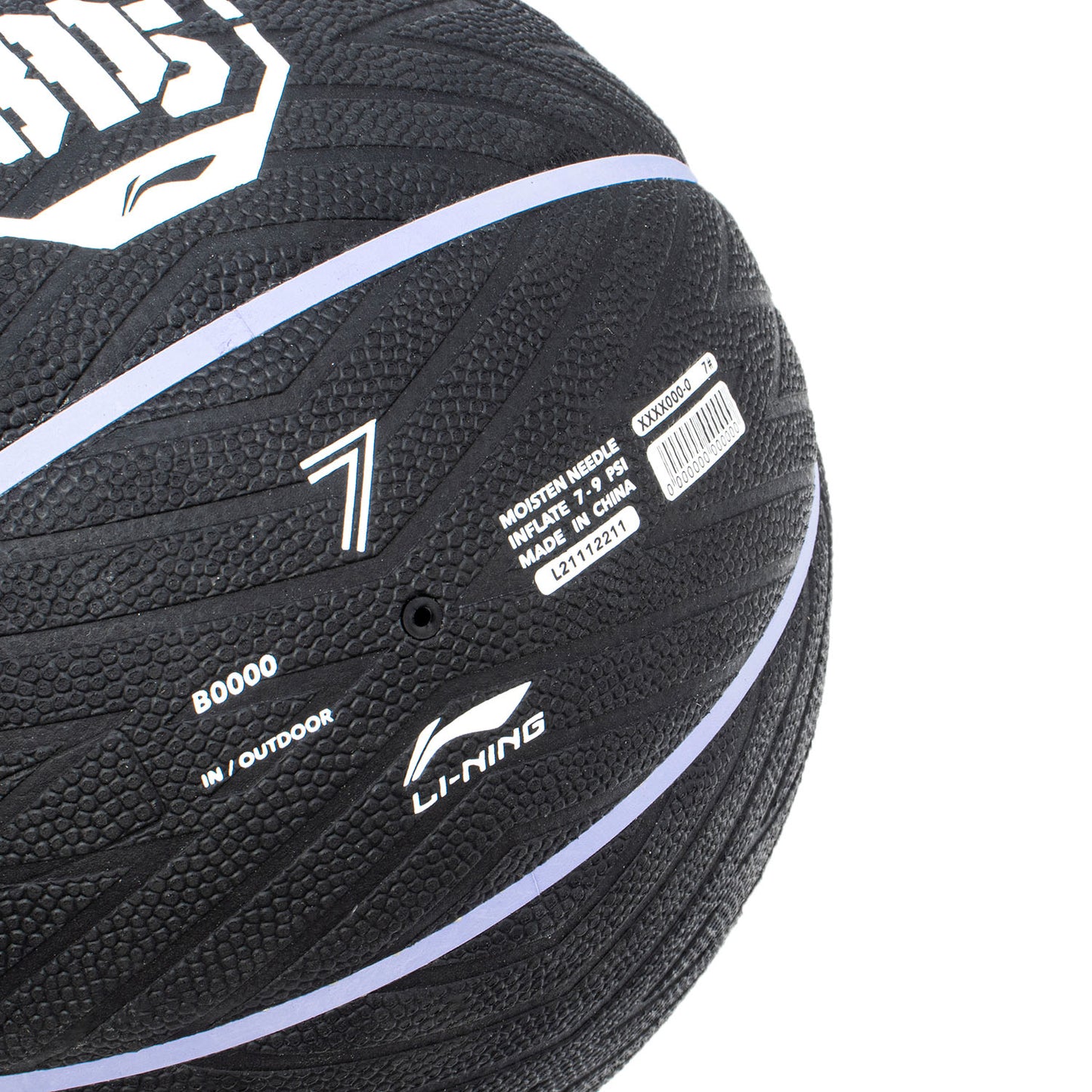 Basketball "Bad Five" BD5-Pro - schwarz/weiß/lila - ABQT019-1