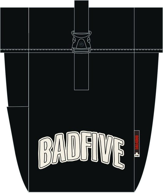 Unisex Basketball-Backpack Badfive "Flap" - black - ABDT097-1