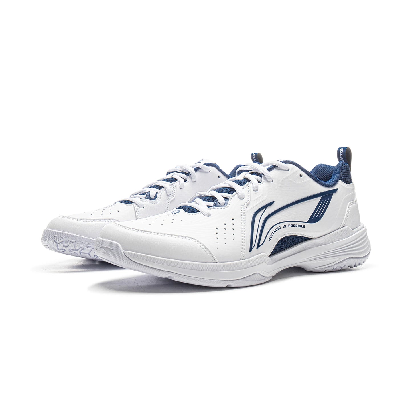 Unisex Badmintonshoe Allround King V 2.0 - white/blue - AYTU001-9